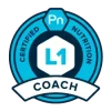 Certified nutrition coach badge